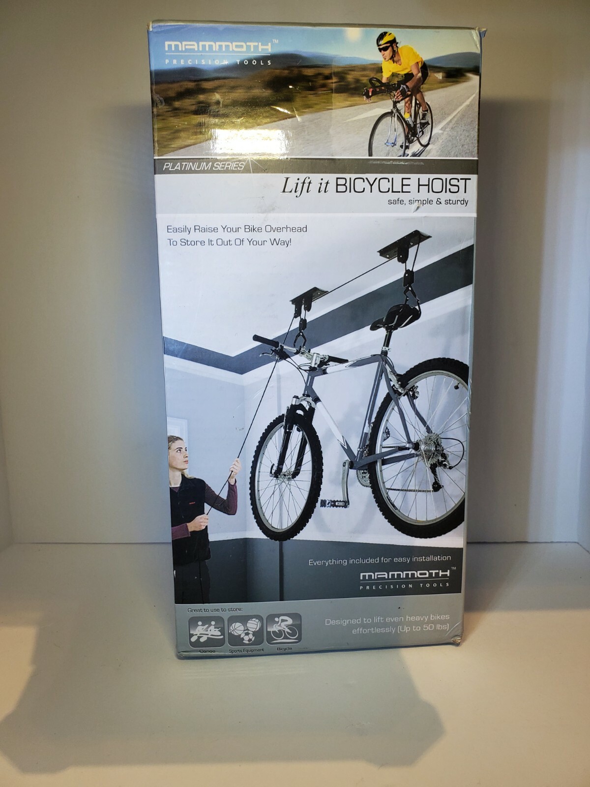 mammoth ceiling mount bike hoist