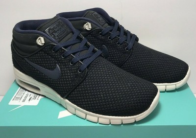 nike sb stefan janoski max mid leather dark obsidian