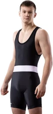 Matman State Wrestling Singlet - NAVY with WHITE TRIM