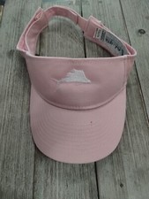 Youth Pink Augusta Sportswear Visor With Marlin Embroidered