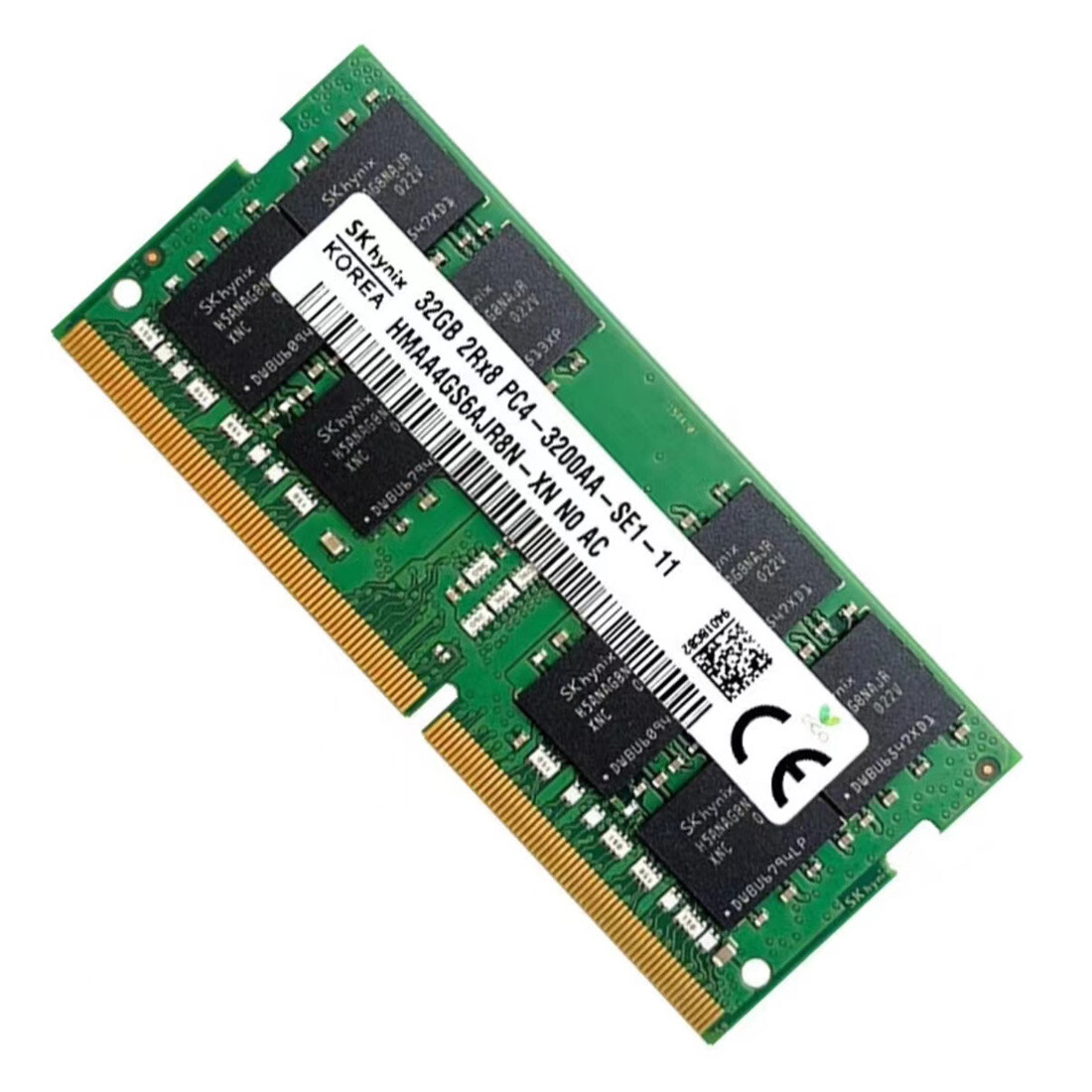 メモリー SK hynix 32GB DDR4 PC4-3200MHz SODIMM New Hynix 32GB DDR4 3200MHz PC4-25600 2RX8 SODIMM Memory Ram