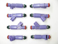 Set Of 8 Brand New 24 Lb Ford Racing Fuel Injectors M-9593-lu24a