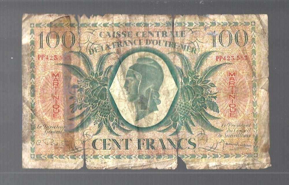 Martinique 🎇 1944 .... 100 francs 🎇 lot #4665