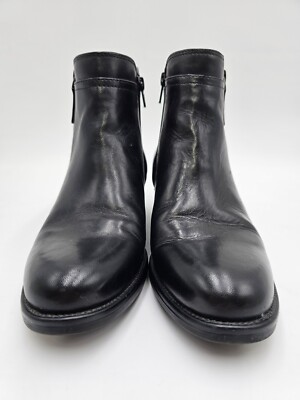 Dubarry of Ireland Cole Black Leather Ankle Boots Booties  display picture 1