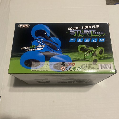 Speed Tech Double Sided Flip Stunt Car 360*Spins Extreme Tumbling 27 MHz New - Picture 7 of 9