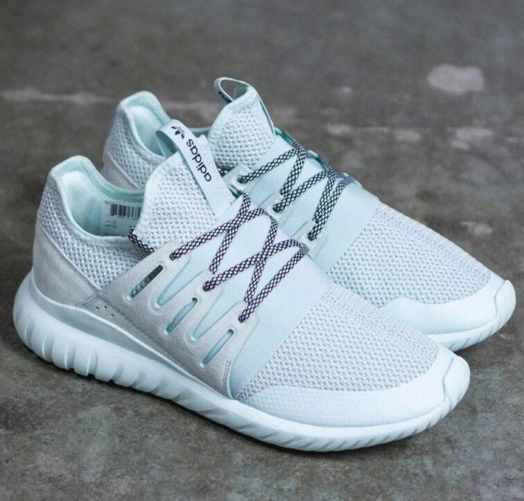 MEN'S ADIDAS ORIGINALS TUBULAR RADIAL S76717 men's running shoes ICE MINT |  eBay