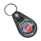 Buick Car Company Authorized Service Design Round Faux Leather Key Ring