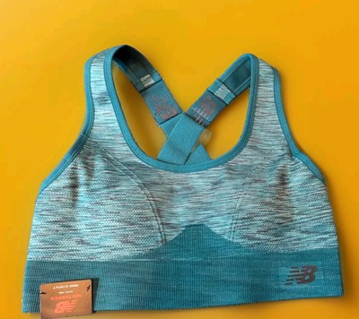 New Balance Sports Bra NWT Large Tropical Racerback Adjustable Strap Stretch New