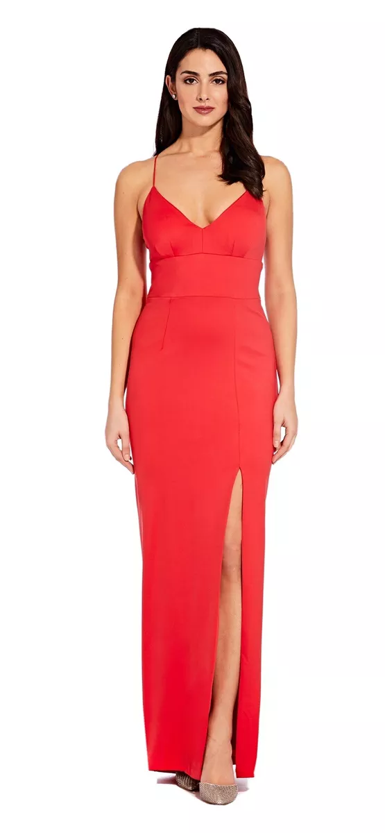 Adrianna papell lola jersey clearance gown