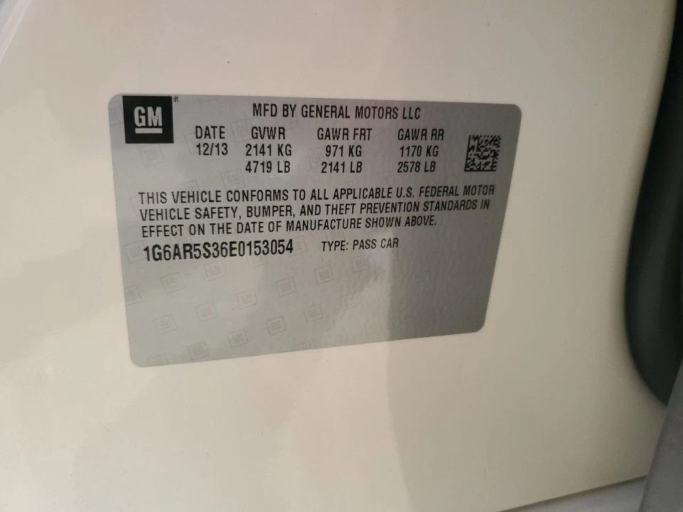 Espejo retrovisor interior delantero central usado se adapta a: Cadillac Cts 2014 centro delantero Foto 3 de 4