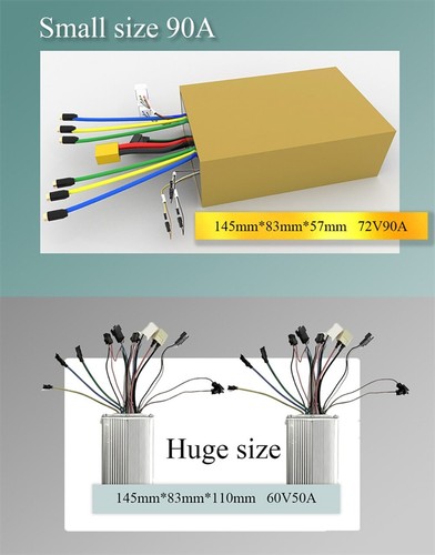 Electric Bicycle Brushless Dual Drive Controller Scooter 48V60V72V 50A70A90A - Picture 12 of 18