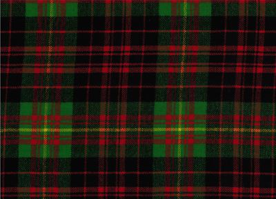 Carnegie Tartan Fabric 100% Pure Wool Made In Scotland 10oz Lightweight Fabric