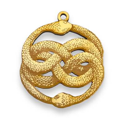 One80 Uroboros(ウロボロス) ver.4 2BA Ornament - Ouroboros - Raw Wood 4x3in | eBay