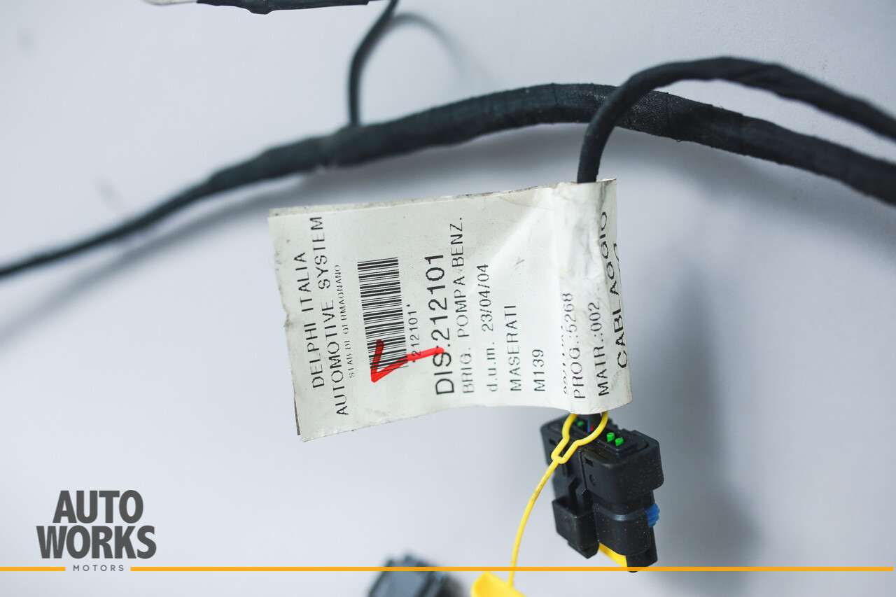 05-06 Maserati Quattroporte M139 Fuel Gas Pump Wire Wiring Harness Cable OEM