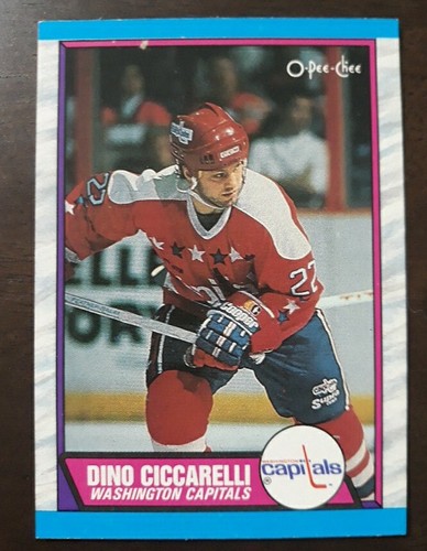 Dino Ciccarelli #41 1989 O-Pee-Chee card