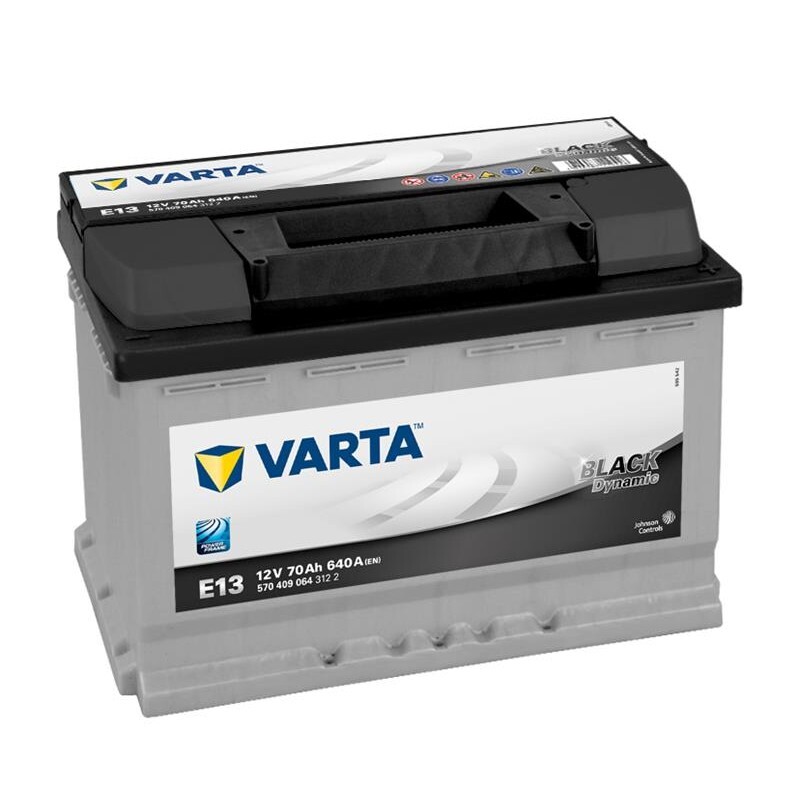 BATTERIA AUTO VARTA BLACK DYNAMIC E9 70 AH
