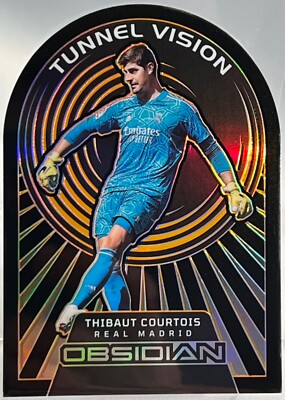 Obsidian Soccer 22-23, Thibaut Courtois (Orange) Tunnel Vision