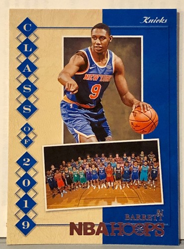 2019 20 Panini NBA Hoops RJ Barrett Di 2019 FIGURINE Class RC Di New 