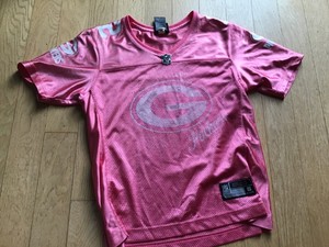 pink packers jersey