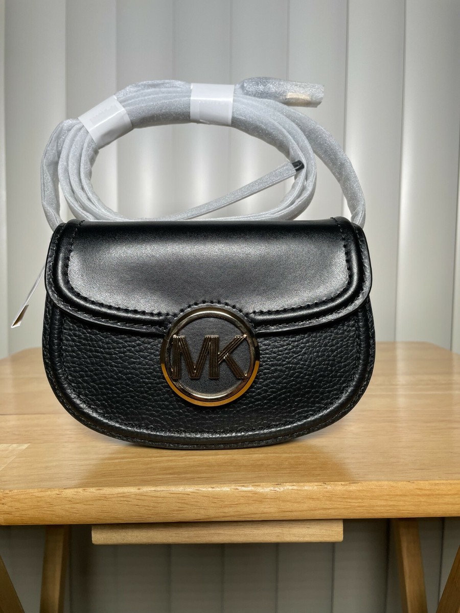 Michael Kors Fulton Leather Small Belt Bag Crossbody Waist Handbag