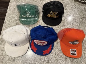Vintage Railroad/Industrial Trucker Hat Lot