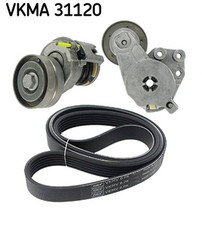 SKF Keilrippenriemensatz VKMA 31120 für VW TIGUAN TOURAN 1T1 1T2 PASSAT B7 362 3