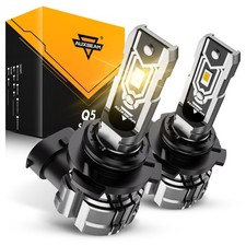 Auxbeam 9006 Hb4 Led Fog Light Bulbs 3000k Amber Yellow 20000 Lm High Brightness