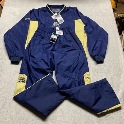 VTG Pitt Panthers Nike Team Jacket L Pants M Warmup Suit Y2K Center Swoosh NWT