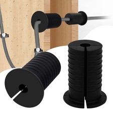 MYZHRE 2 Pcs Starlink Cable Routing Kit for 1 Inch Wall Hole, 1 inch, Black