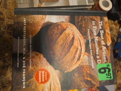Artisan Bread In Five Minutes A Day Hardcover Cookbook By Hertzberg & Francois