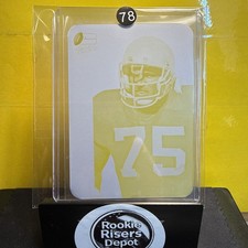2024 Pro Set Metal Howie Long Retro Printing Plate Yellow #1/1