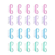 20PCS Handle Nail Brush Fingernail Brush Cleaner Hand Scrub Cleaning for Toes