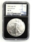 2026 1 oz Silver American Eagle $1 MS 70 Early Release Fine Silver NGC #628-5