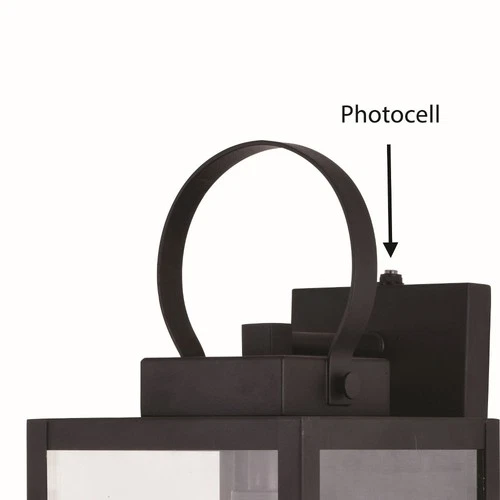 Medinah 1-Light Outdoor Wall Sconce in Transitional and Rectangular Style 17.25 - Picture 4 of 13