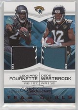 2017 Rookies & Stars Team Duals 48/99 Dede Westbrook Leonard Fournette #6 0f6