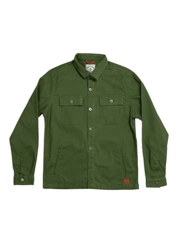 Iron & Resin Lassen Utility Shirt Jacket Army Green Bedford Cord Men's XL - product listing photo