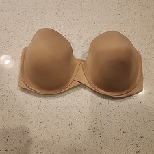Maidenform Bra 38DD Nude Underwire Lined SE6990 Strapless *no Straps