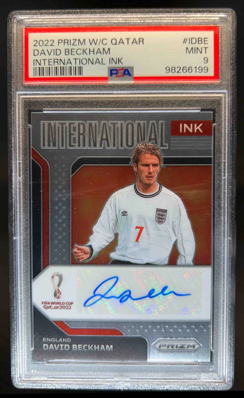 David Beckham trading card
