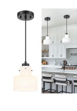 New Pendant Light Kitchen Island 6  Matte Black Single
