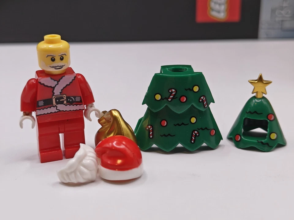 NEW Santa Claus + Christmas Tree Costume Custom Lego Minifigure - Image 3 of 4