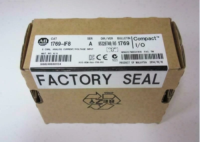 New Factory Sealed AB 1769-IF8 / A 8 Pt Analog Input Module 1769IF8 - Image 2 of 4