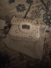 White Small Kids Purse for Girls