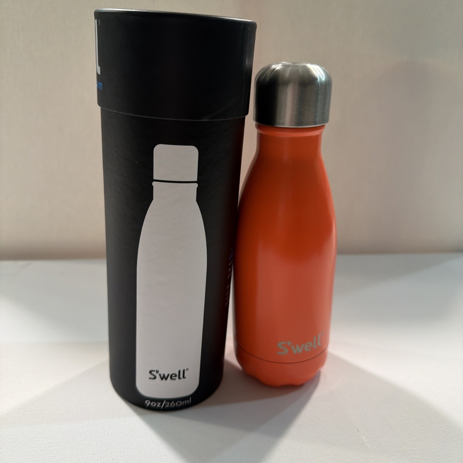 S'well Water Bottle Stainless Steel 9 oz Birds of Paradise