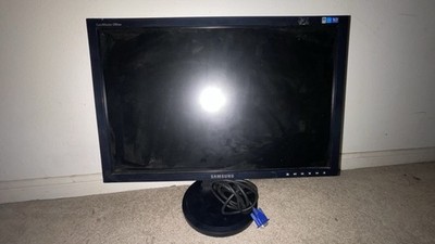 Samsung SyncMaster 204BW 20'' LCD Monitor 1680x1050 VGA DVI With Stand And Cables