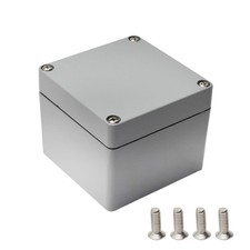 100x100x80mm Aluminum Project Box Waterproof IP65 Metal Junction Enclosure