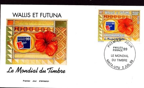 PHILEXFRANCE STAMP SHOW FLOWER 1999 WALLIS & FUTUNA FDC