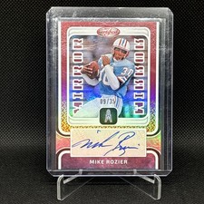 2024 Panini Certified Mike Rozier Red Mirror Auto /35 Oilers 🔥