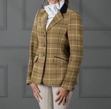 FAB COLOUR Caramel Aubrion tweed show jacket .Size 32 .Uk 8 - 10 ,EYE CATCHING