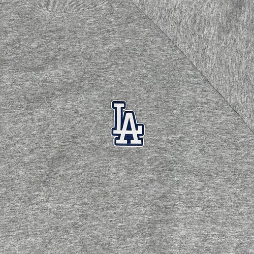 Felpa Hanes vintage Los Angeles Dodgers toppa personalizzata anni 90 maglione grigio XL - Foto 2 di 6