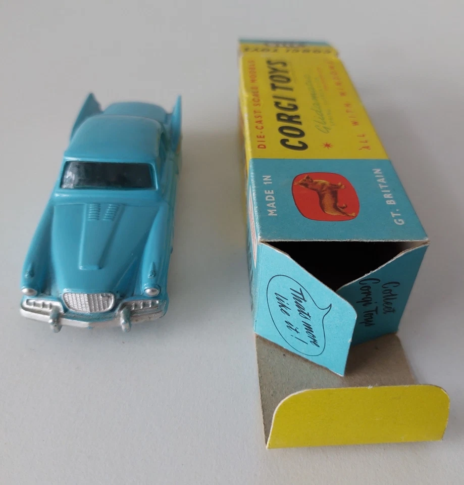 Corgi Toys 211S Studebaker Golden Hawk mit Original Box - Bild 3 von 4